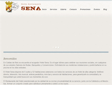 Tablet Screenshot of hotelsena.com